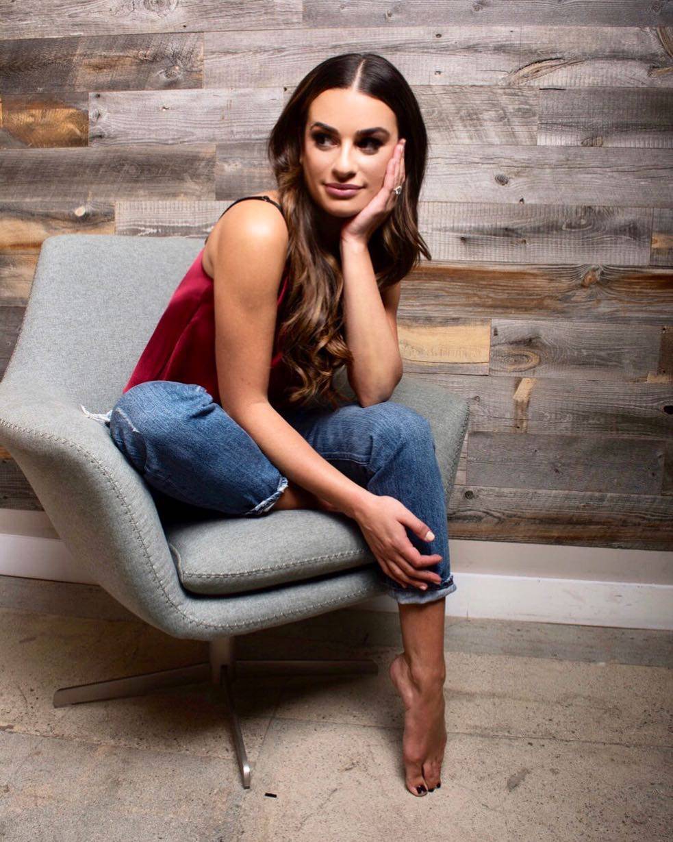 Lea Michele Feet