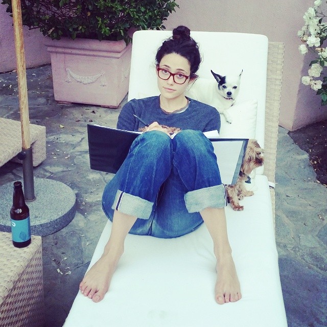 Emmy Rossum Feet
