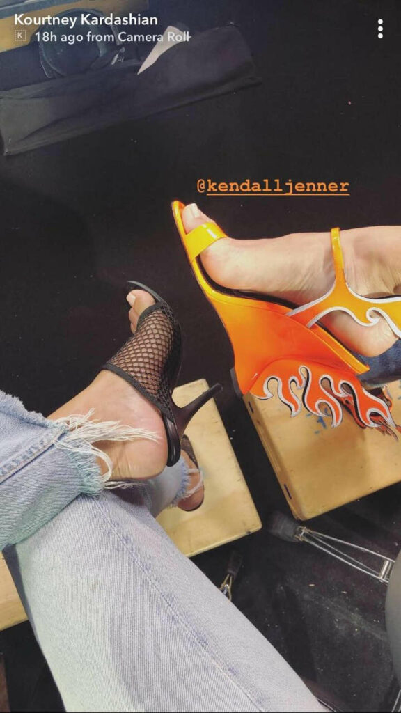 Kourtney And Kendall Feet