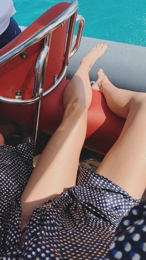Maria Sharapova Instagram Story Feet