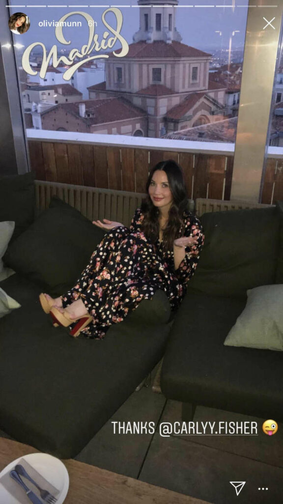Olivia Munn In Madrid Feet