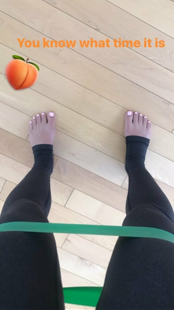 Tara Lipinskis Tiny Pink Toes Feet