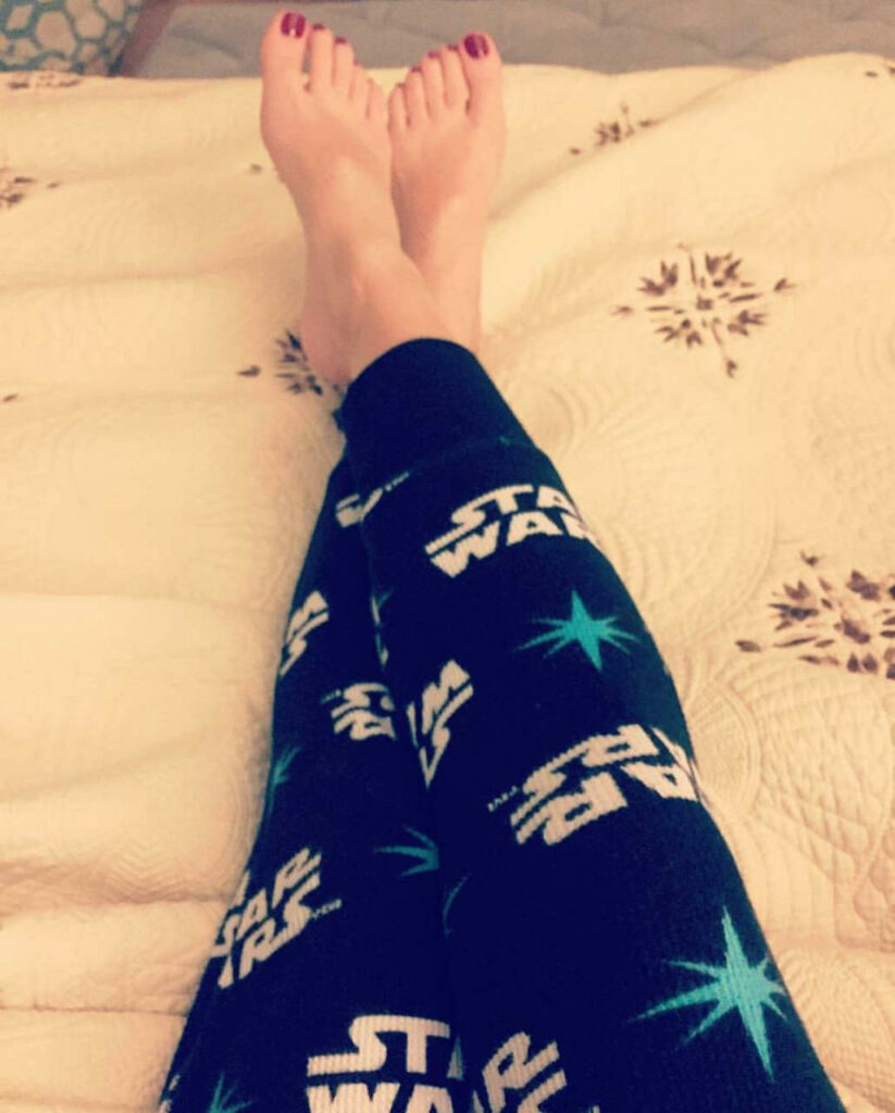 Angela Kinsey May The 4th Be With You Feet