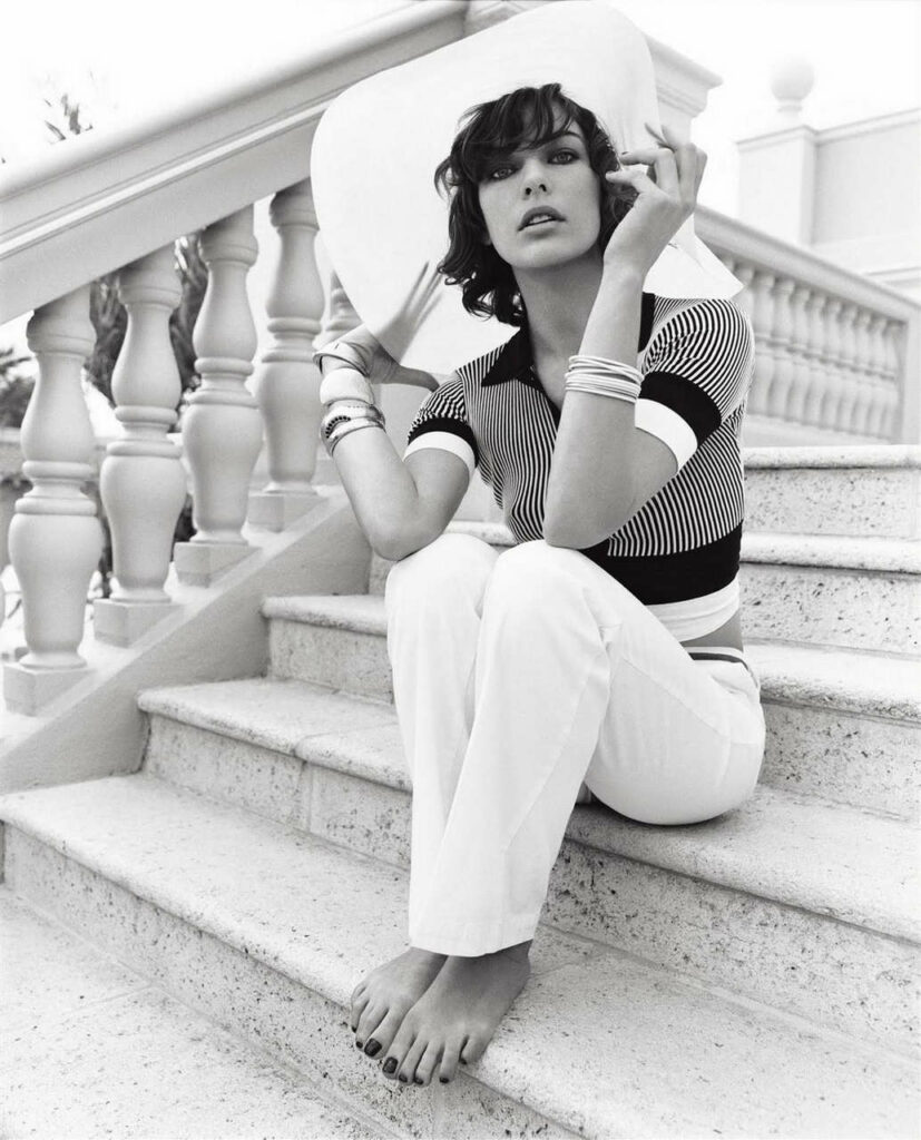 Milla Jovovich Feet