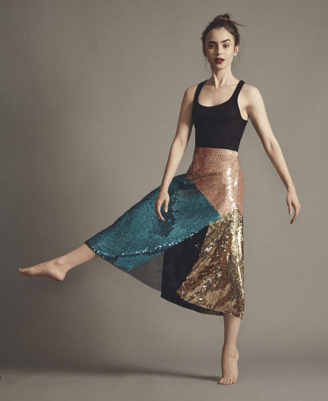 Lily Collins On Ig Fee