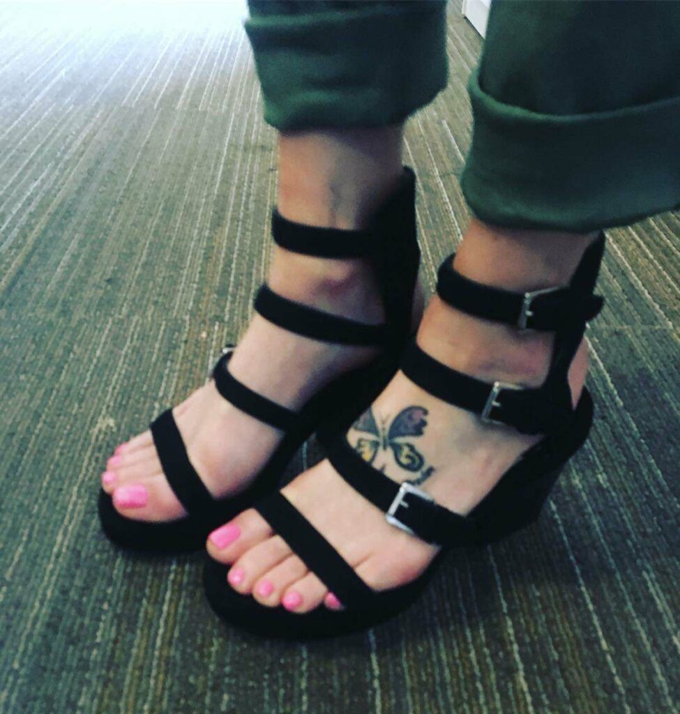 Danielle Monaro Z100 Radio Co Host Feet