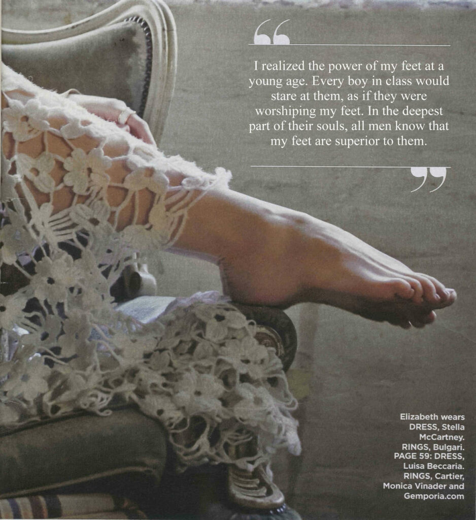 Elizabeth Debicki Is Fully Aware Feet