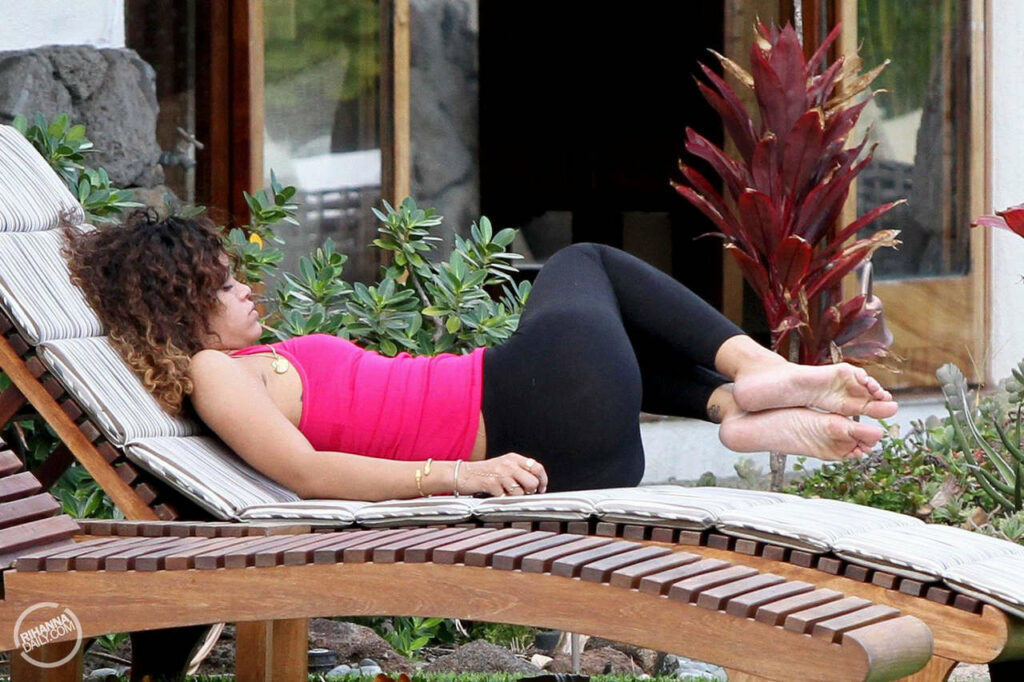 Rihannas Soles Feet