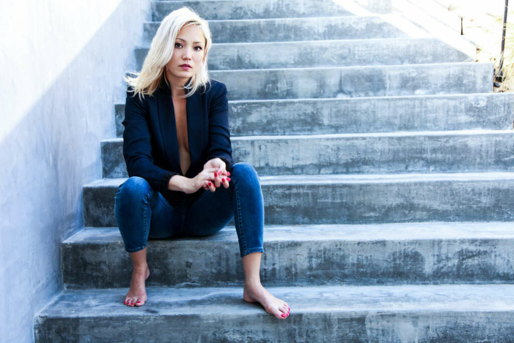 Pom Klementieff Barefoot Feet