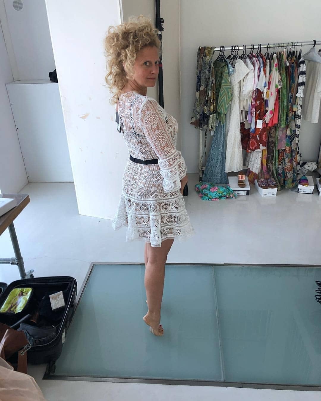 Barbara Schoeneberger German Funny Blonde Feet