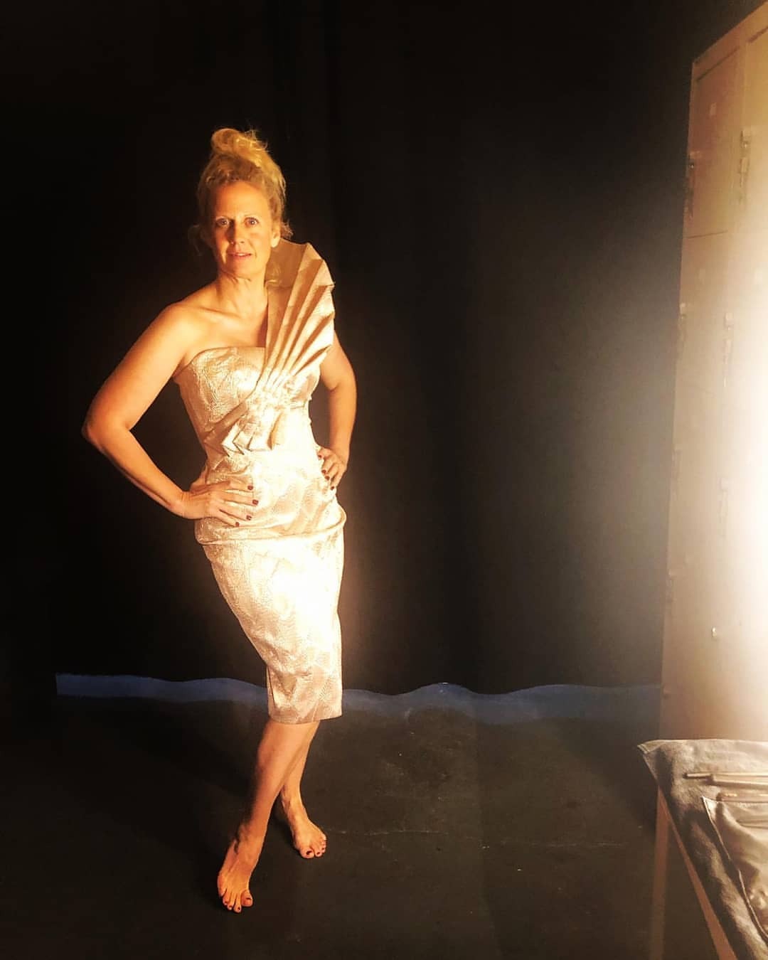 Barbara Schoeneberger German Funny Blonde Feet