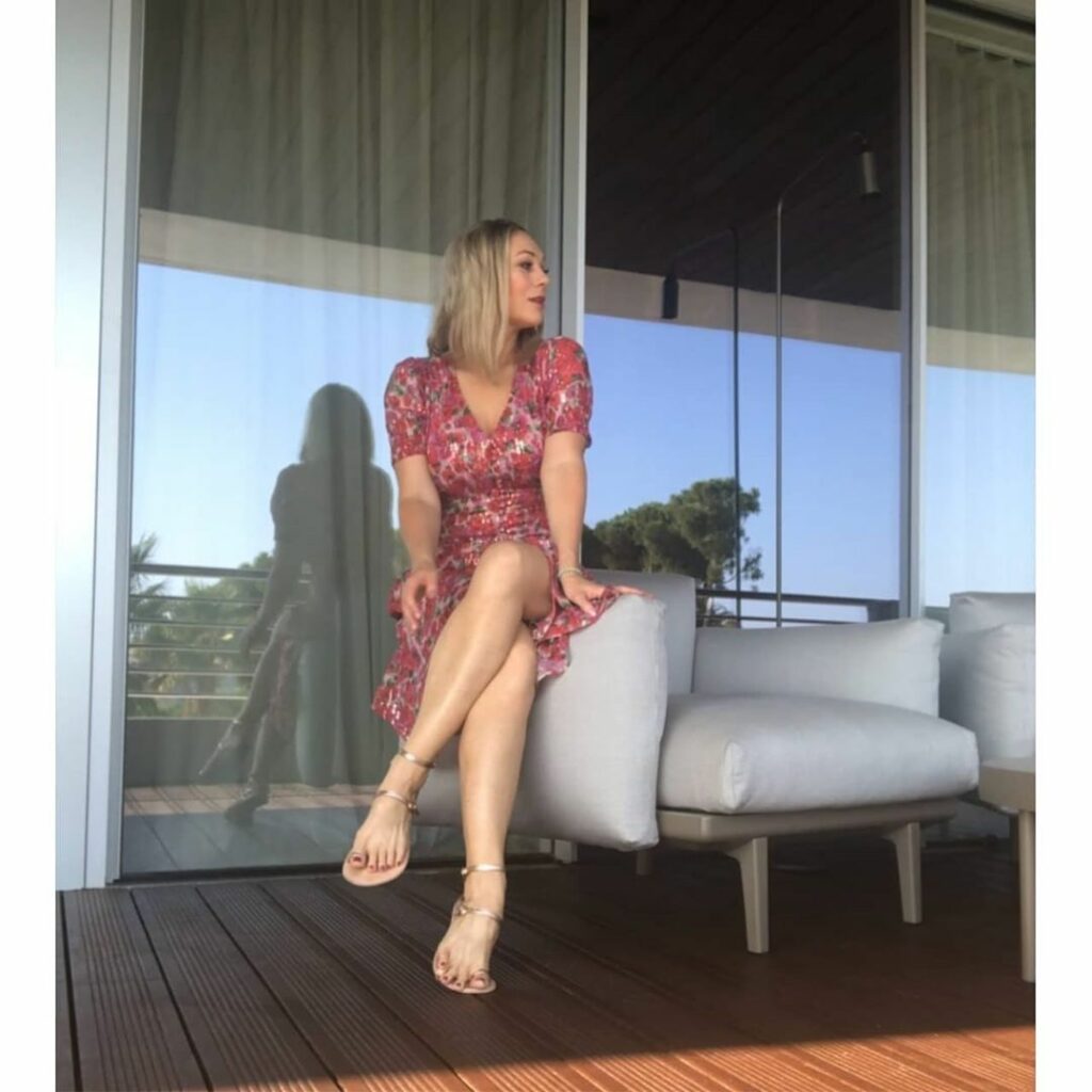 Ruth Moschner Beautiful Funny German Blonde Feet (21 photos)