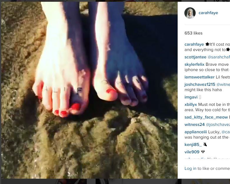 Carah Faye Charnow Feet