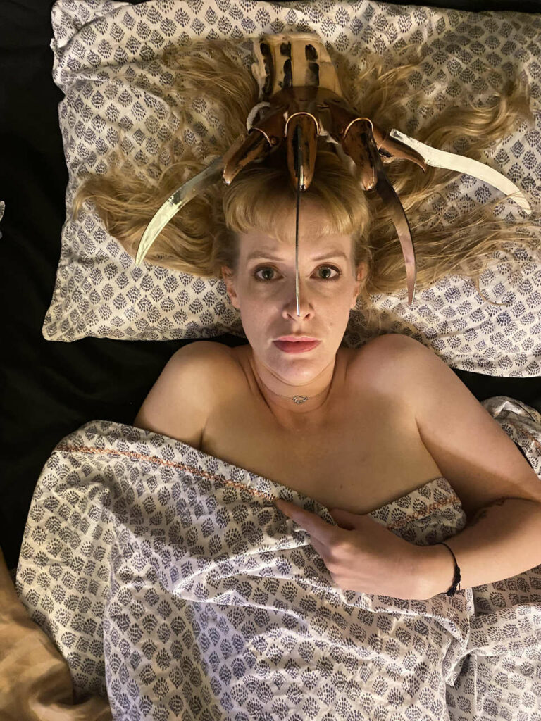 Kitty Christiansen As Nancy I Did My Best To Recreate The Poster For A Nightmare On Elm Street