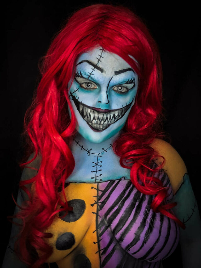 Sally Bodypaint Done By Me On Me