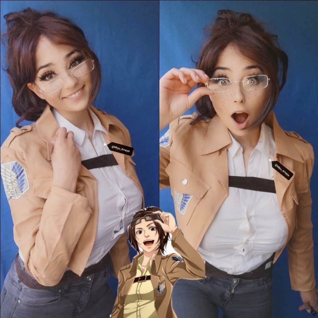 Miyu Ameya As Hange Zoe Attack On Titan