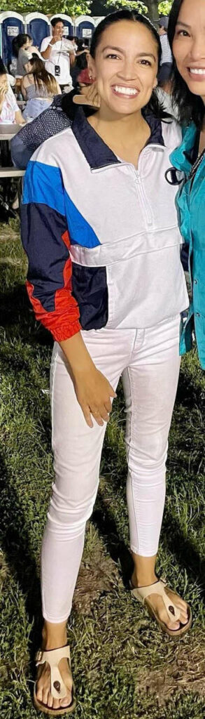 Alexandria Ocasio Cortez Feet (3 images)