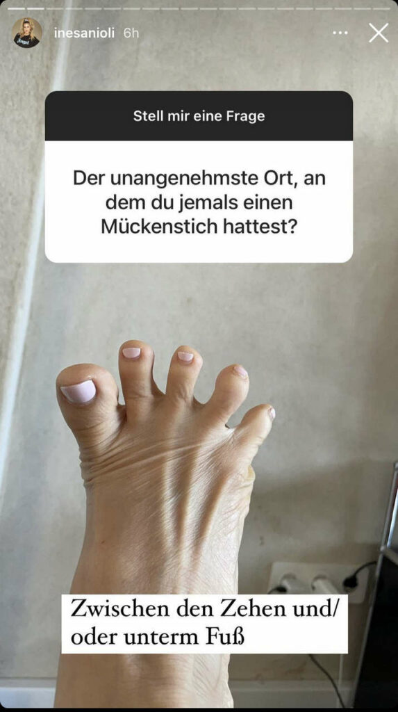 Ines Anioli Feet