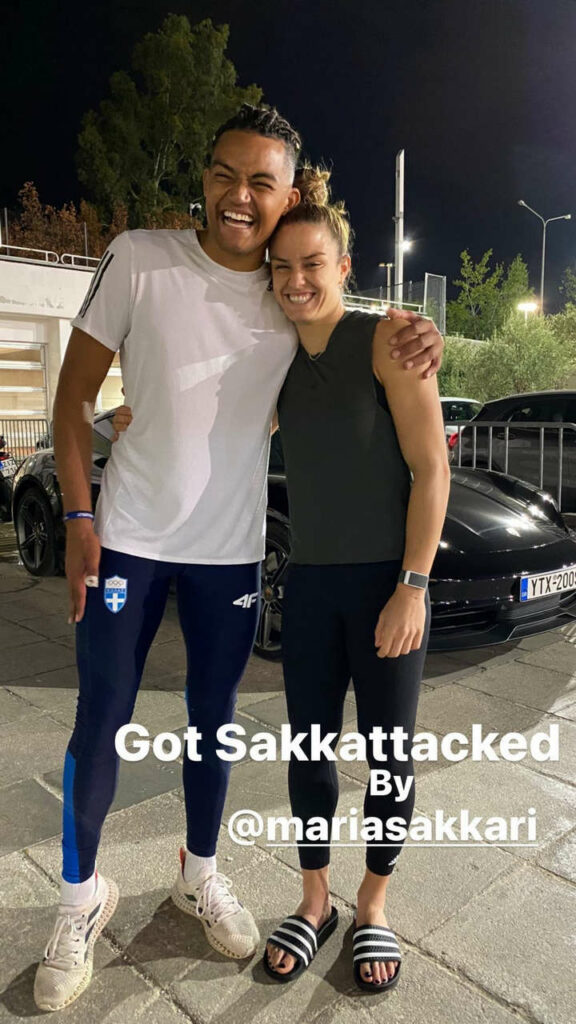 Maria Sakkari Feet