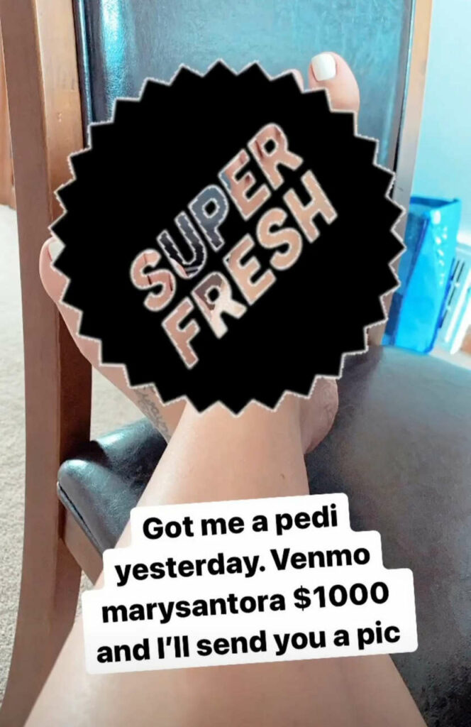 Mary Santora Feet