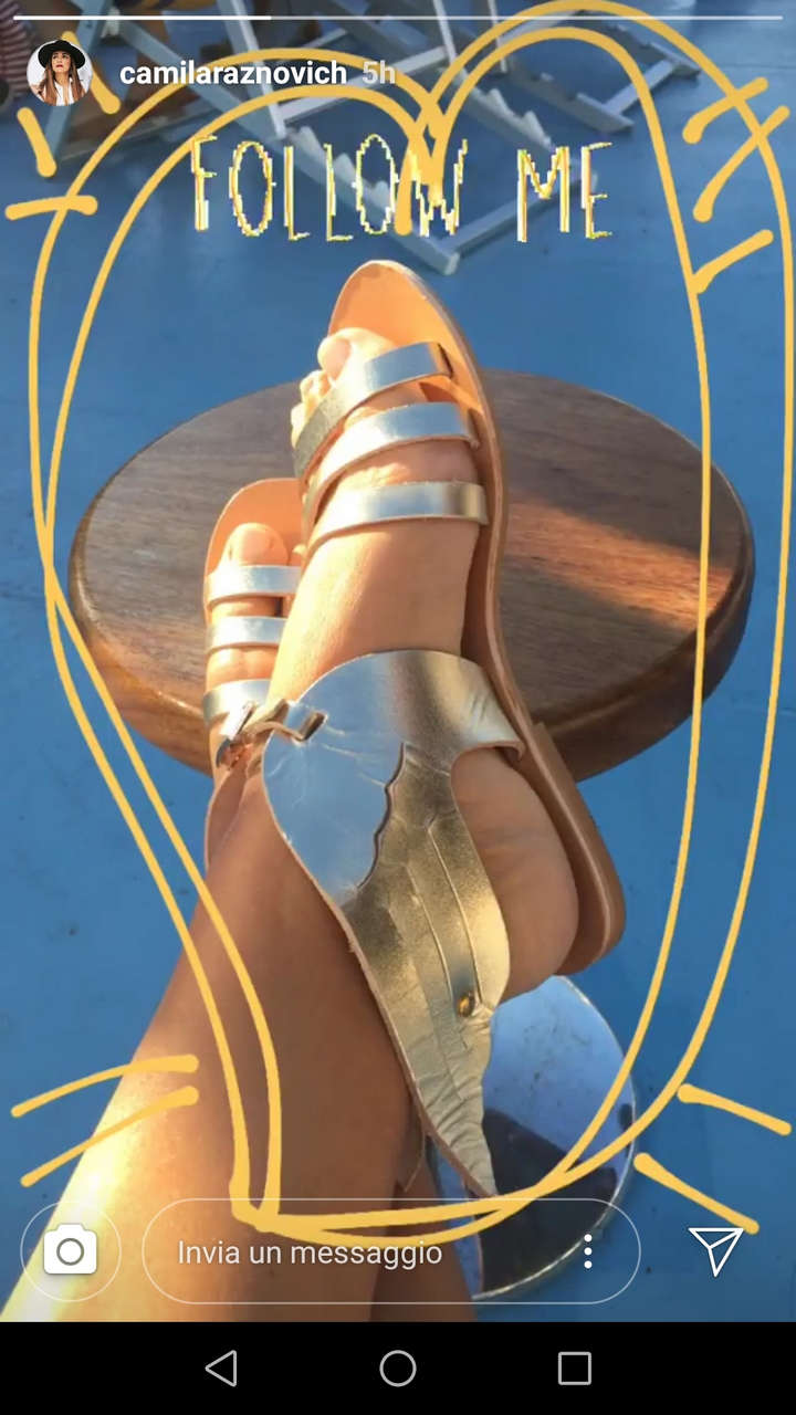 Camila Raznovich Feet