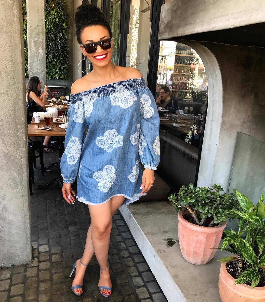 Pearl Thusi Feet