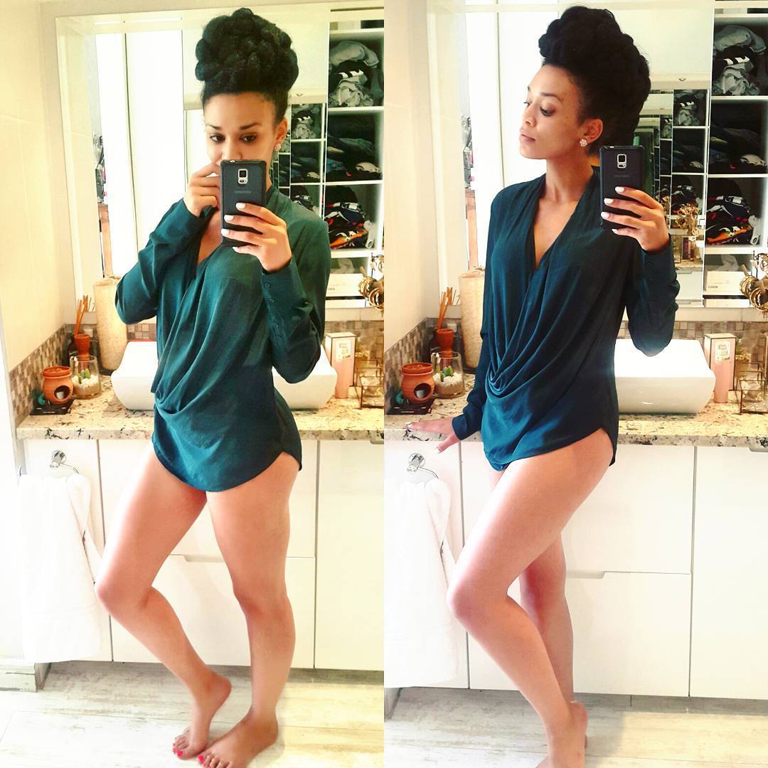 Pearl Thusi Feet