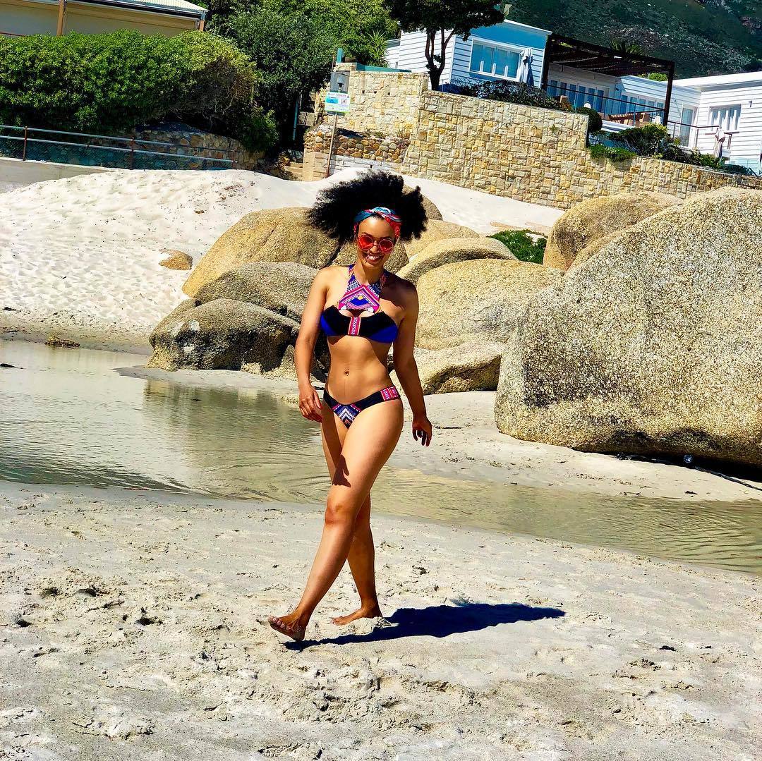Pearl Thusi Feet