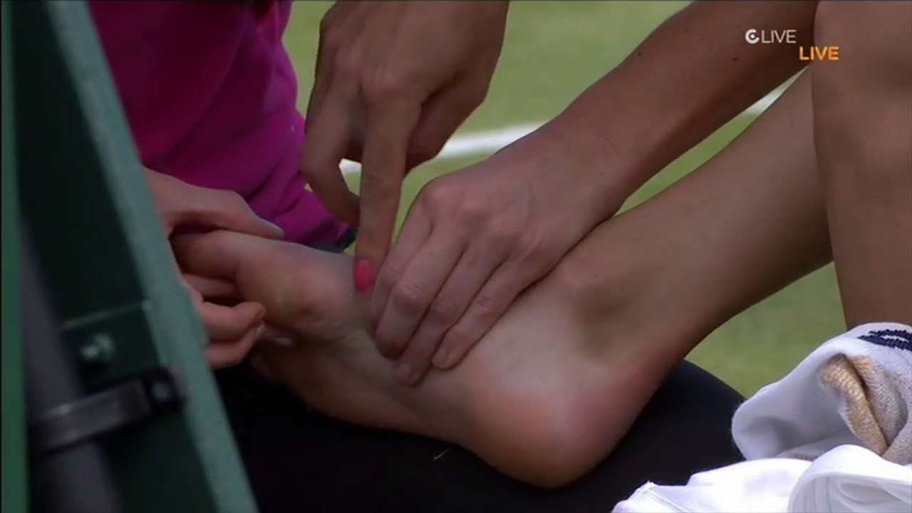 Tsvetana Pironkova Feet