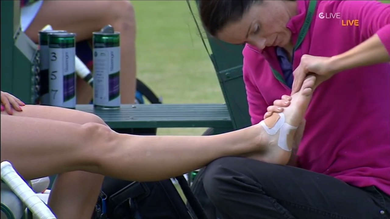 Tsvetana Pironkova Feet