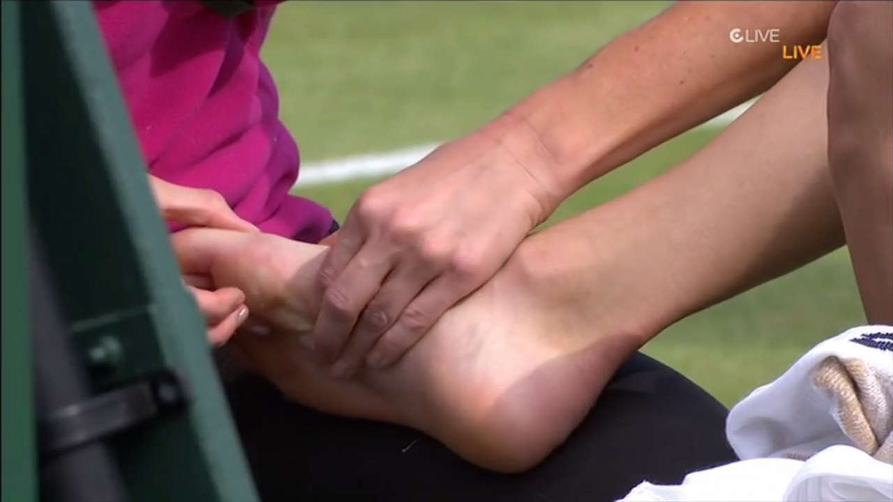 Tsvetana Pironkova Feet