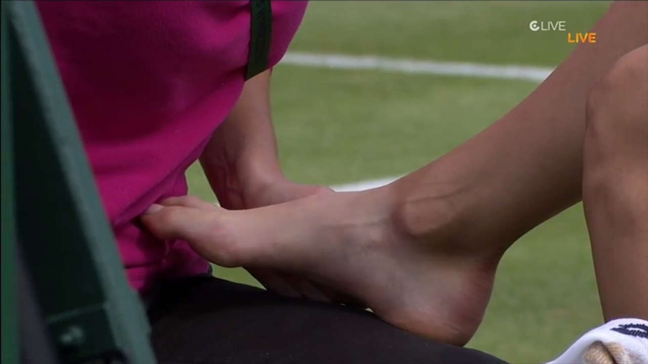 Tsvetana Pironkova Feet