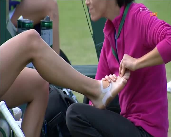 Tsvetana Pironkova Feet