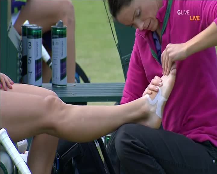 Tsvetana Pironkova Feet