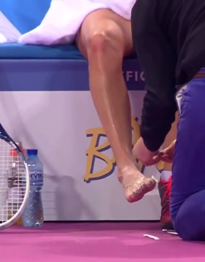 Tsvetana Pironkova Feet