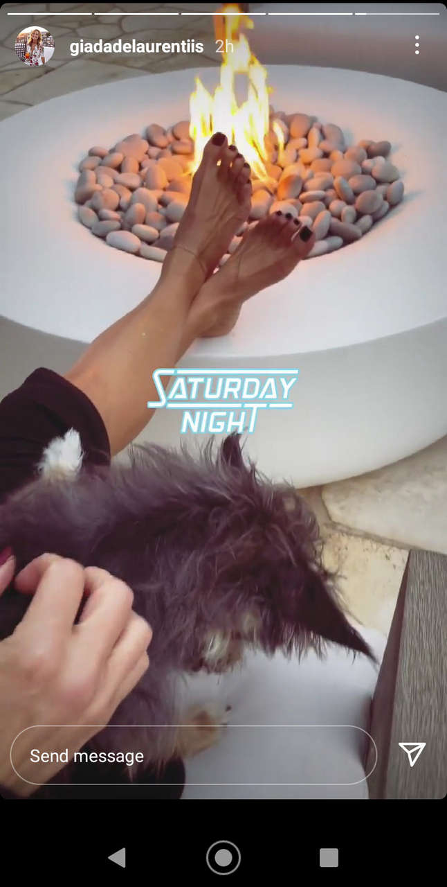 Giada De Laurentiis Feet