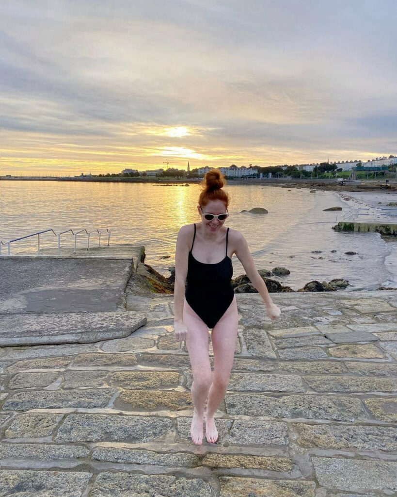 Angela Scanlon Feet (2 images)