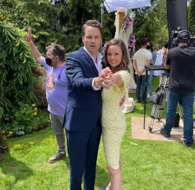 Rachel Boston and her husband-to-be share a baby together!  They are getting married?