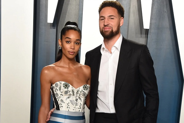 Laura Harrier and Klay Thompson