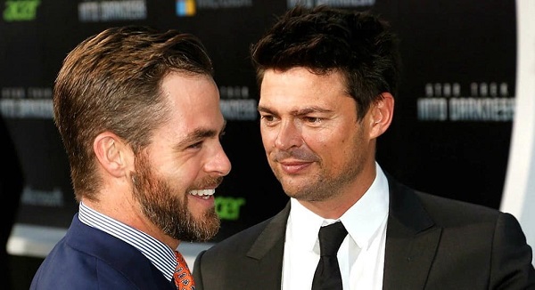 Chris Pine and Karl Urban