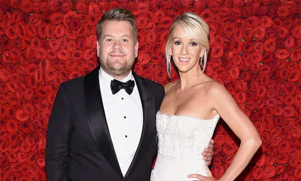 James Corden and wife Julia Carey