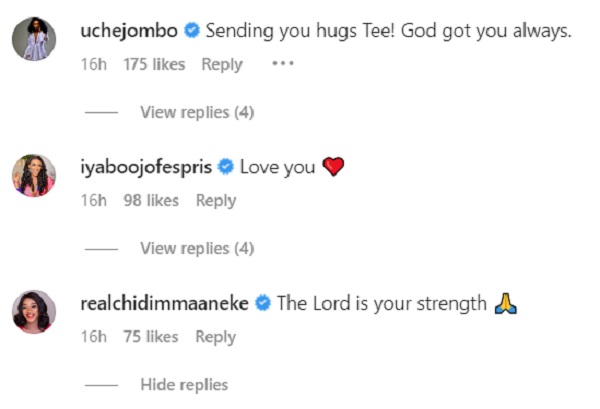Tonto Dikeh's message