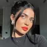 Kylie Jenner Rocks Crop Top and Skirt for a Night Out While Talking About Postpartum Struggles