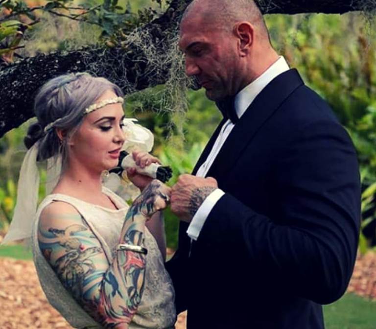 Who Is Sarah Jade – Dave Bautista’s Wife? 5 facts You Need To Know