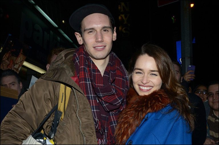 Emilia Clarke and Cory Michael Smith