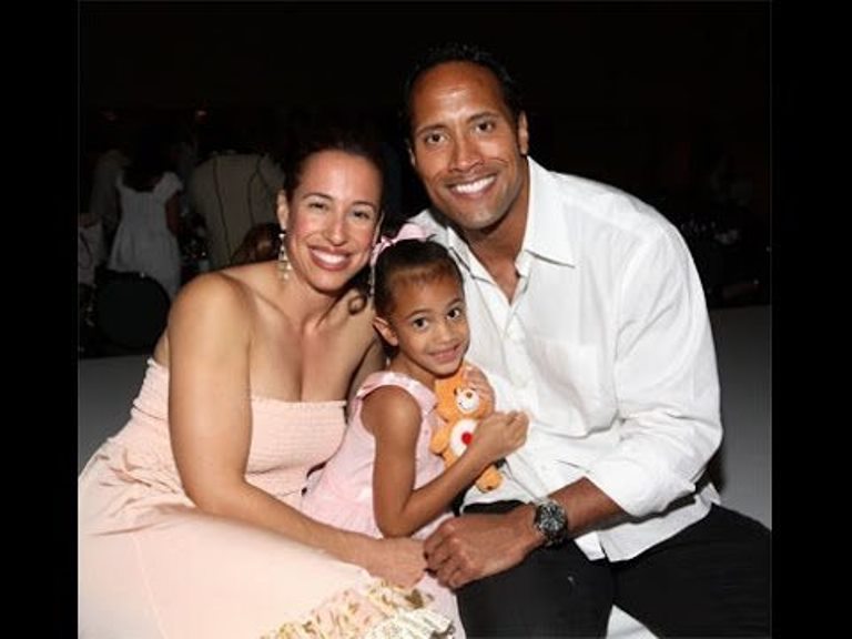 Dany Garcia With Dwayne Johnson and Daughter