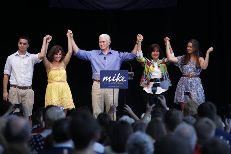 Mike Pence Family 1