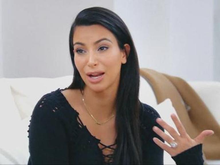 Kim Kardashian Crying Face, With And Without Makeup • Celebily