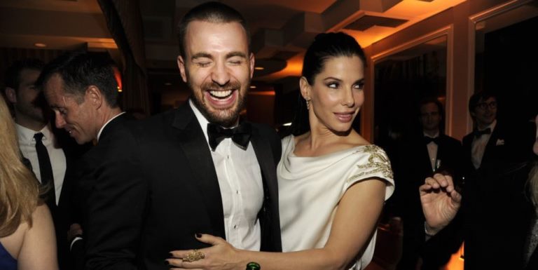 Chris Evans and Sandy