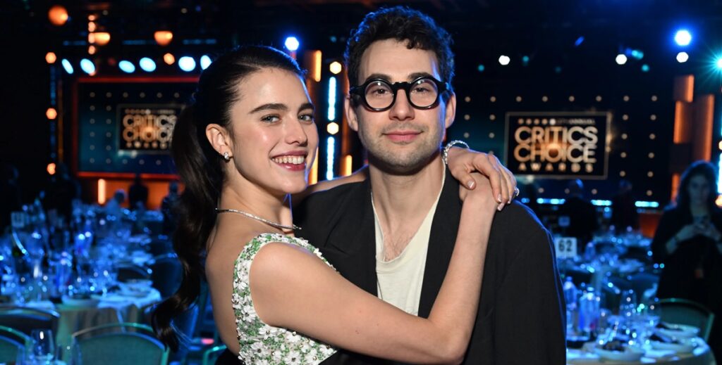 Jack Antonoff and Margaret Qualley spotted smiling and holding hands after secret wedding.